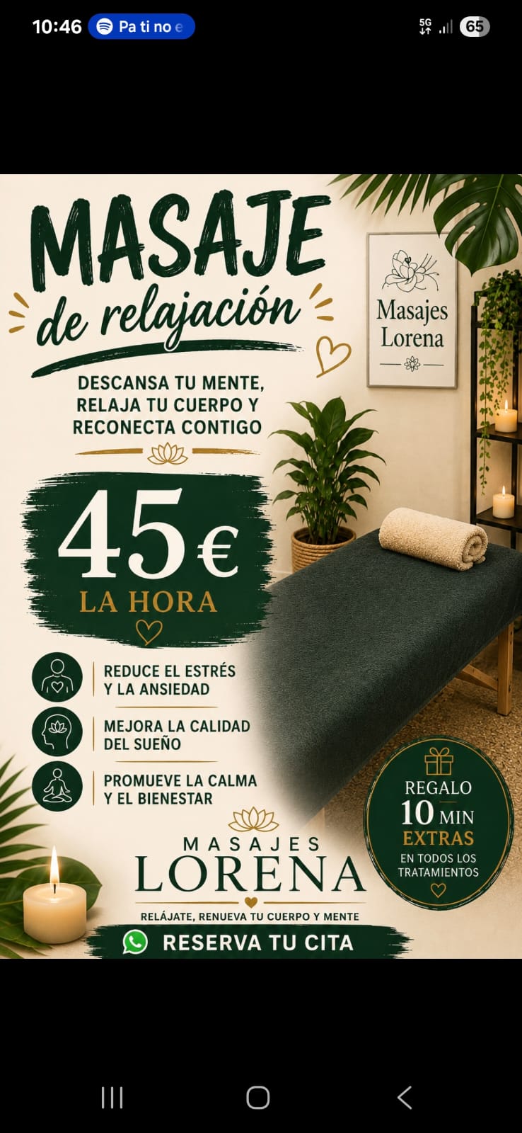 Detalle del espacio - relax